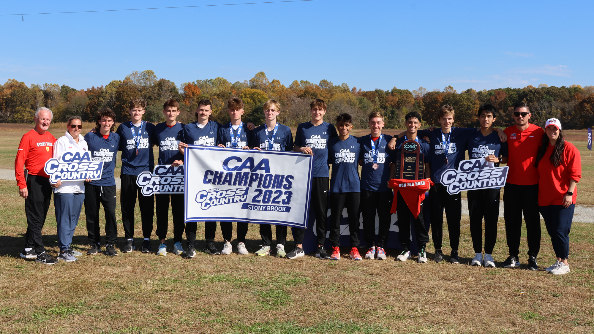 Stony Brook Wins Back-to-Back CAA Men’s Cross Country Titles; NU’s Godish Claims Individual Crown