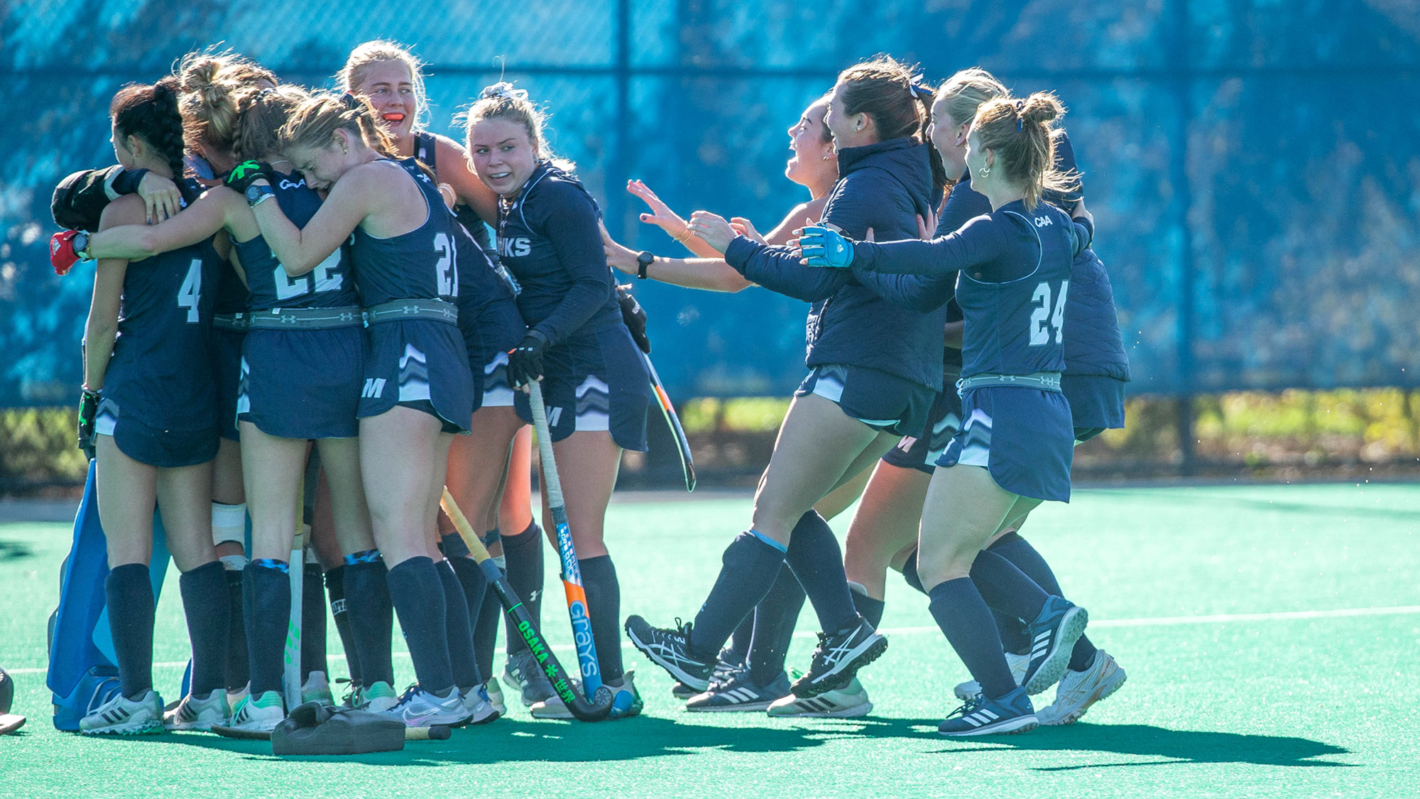 Top-Seeded Monmouth and Third-Seeded William & Mary Advance to CAA Field Hockey Championship