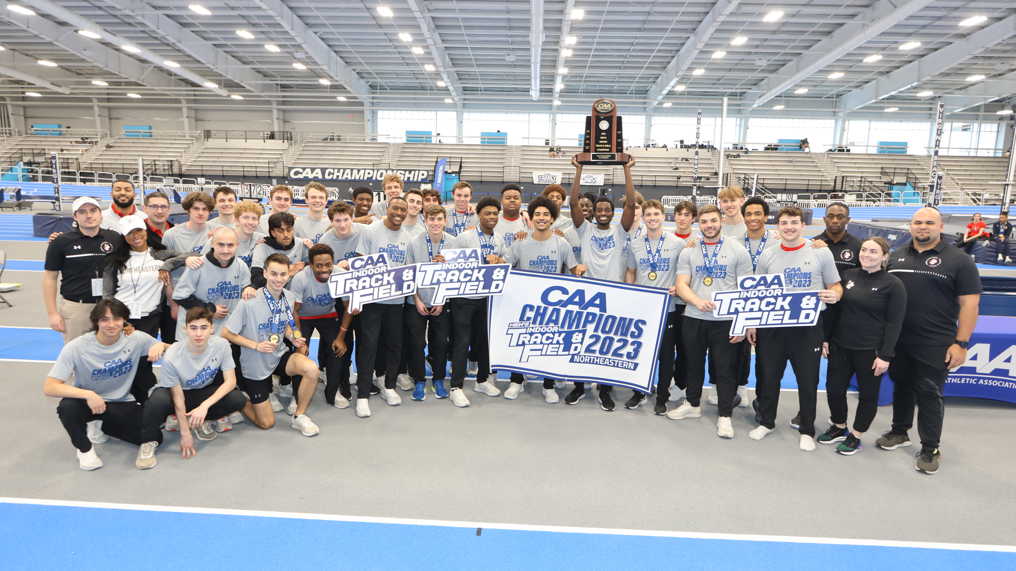 Northeastern Men Take Team Title at Inaugural CAA Indoor Track & Field Championships