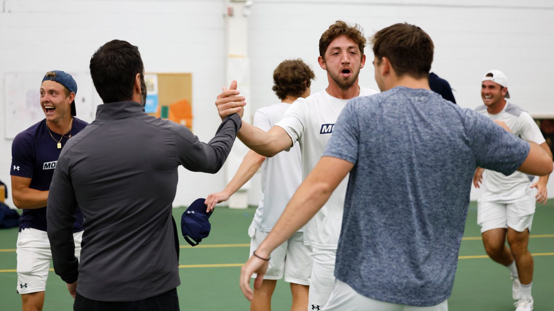 Monmouth Posts Historic Win To Join UNCW, Drexel and Elon In Men's Tennis Semifinals