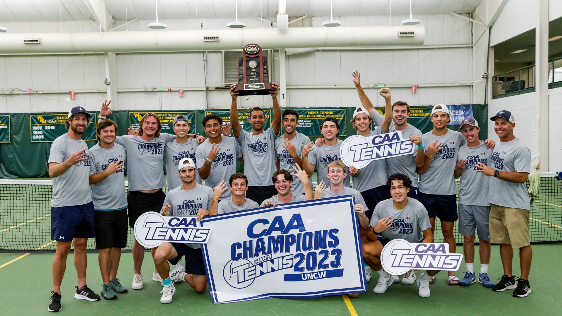 UNCW Captures Third Straight CAA Men's Tennis Championship