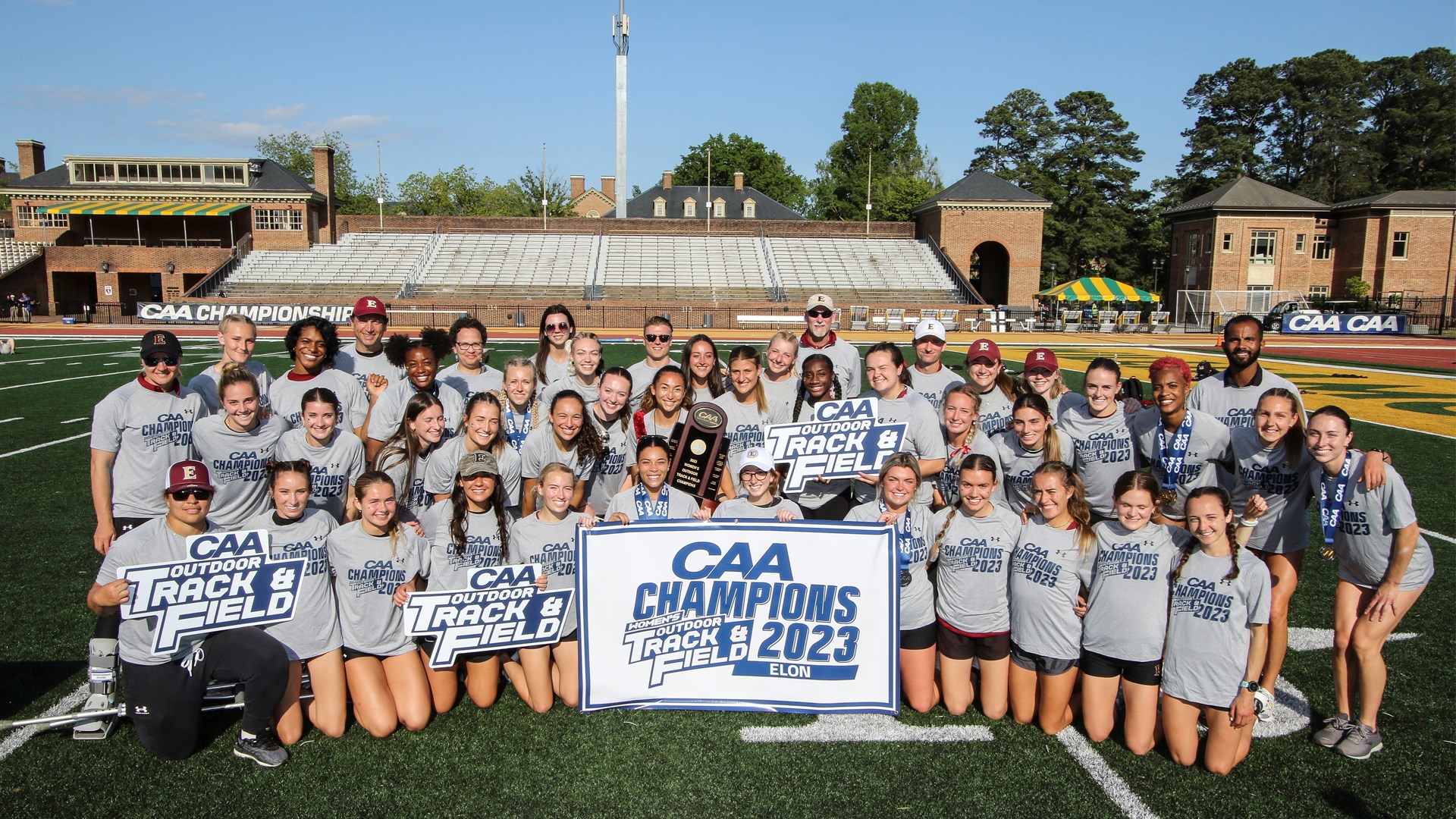 Elon Wins Third Straight CAA Women's Track & Field Championship