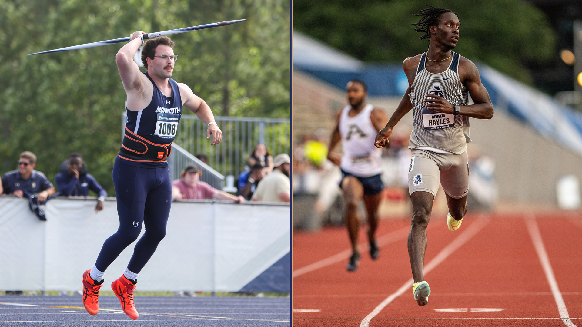 Hayles, Niedrowski Earn Top Honors in CAA Men’s Track & Field Postseason Awards