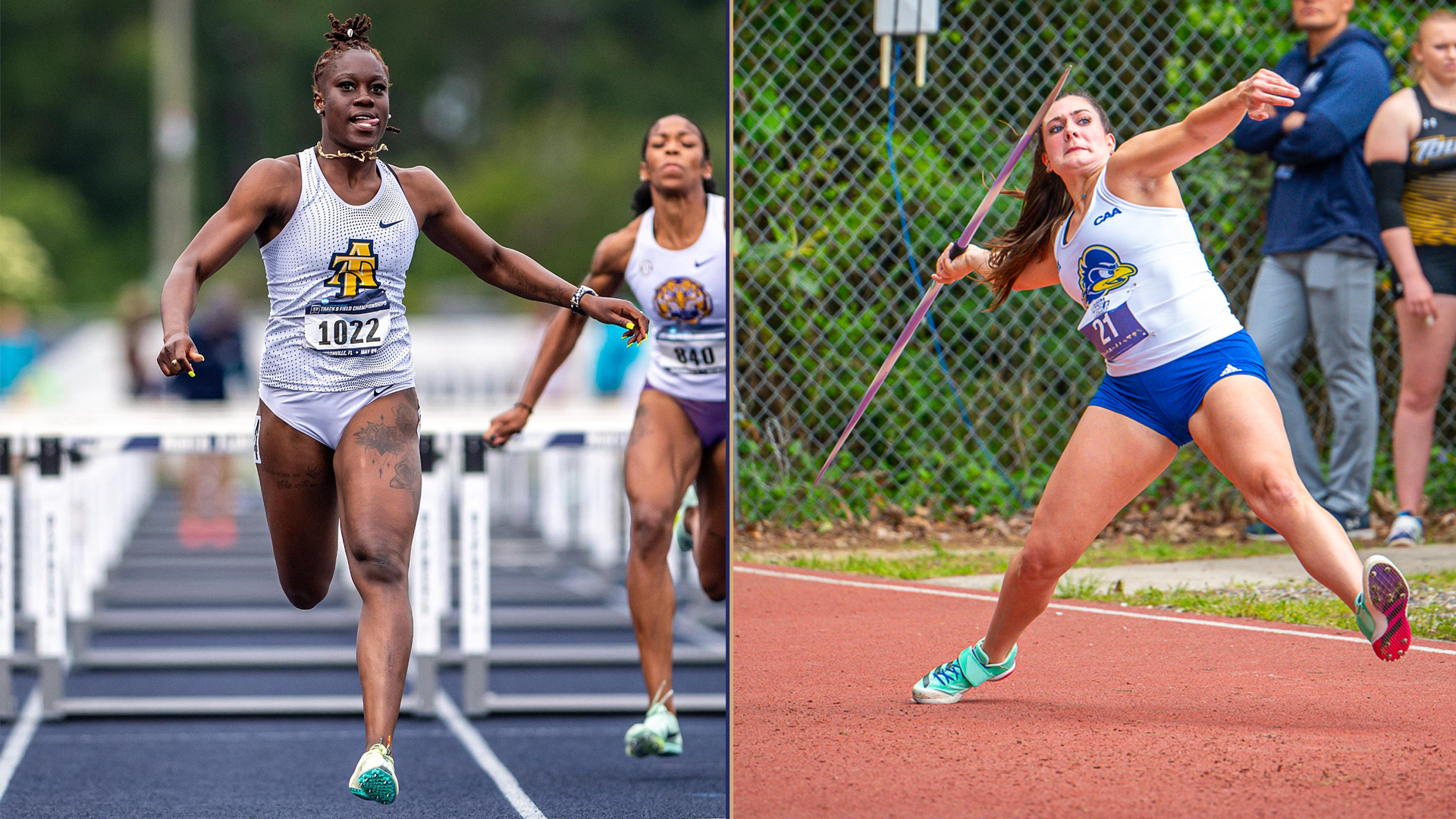 Albamonti & Salmon Headline Women’s CAA Track & Field Year-End Honors