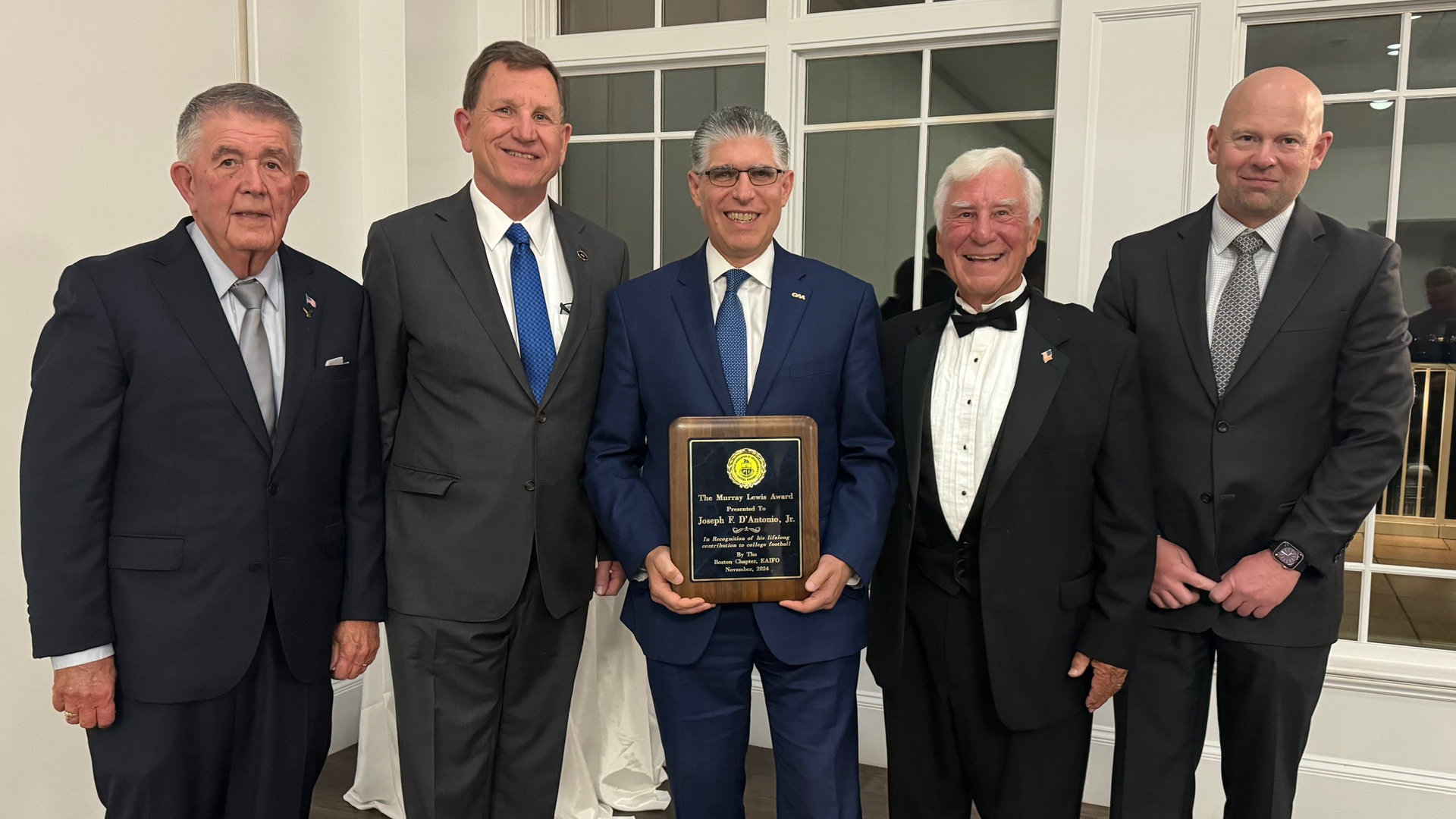 D'Antonio Receives Murray Lewis Award For Contributions To College Football