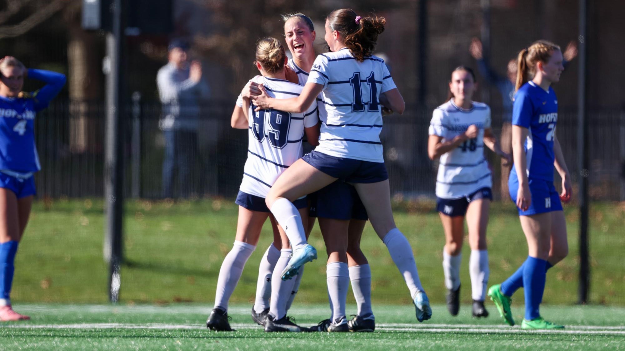 Regular Season Co-Champions Monmouth, Stony Brook Advance from CAA Women's Soccer Semifinals