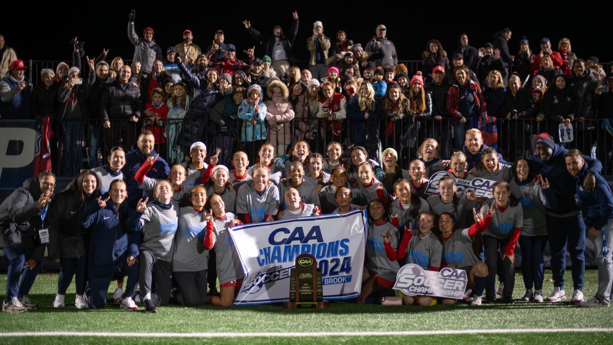 Stony Brook Outlasts Monmouth to Win 2024 CAA Women’s Soccer Championship