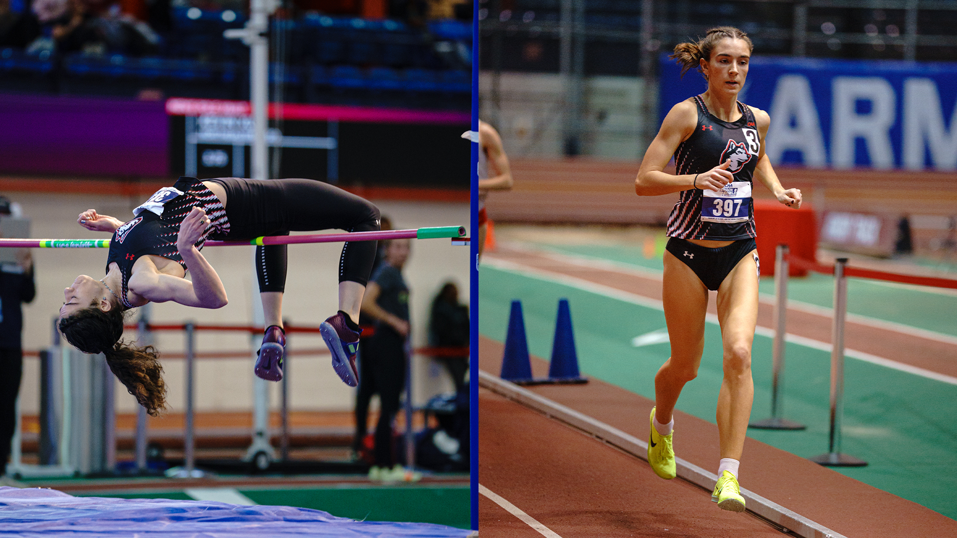 Northeastern Sweeps Women's CAA Indoor Track & Field Major Awards