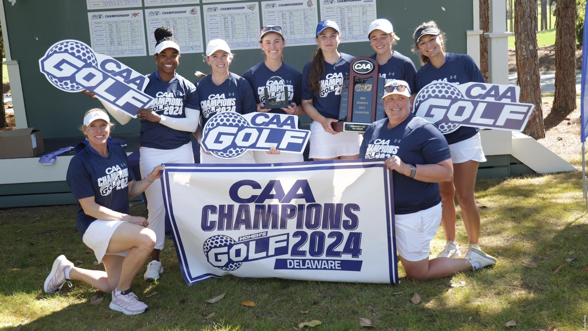 Delaware Battles Back to Win CAA Women’s Golf Championship; Henkel Captures Medalist Honors in Playoff