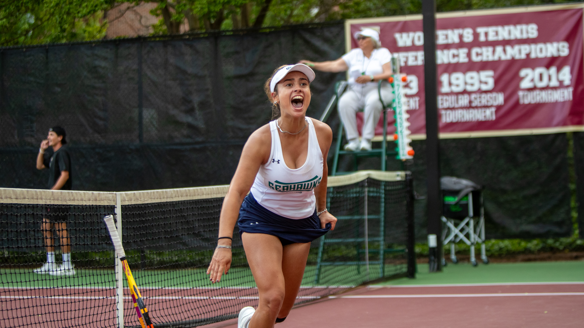 Sixth-seeded UNCW Pulls Upset To Join Delaware, W&M And Drexel In CAA Women's Tennis Semifinals