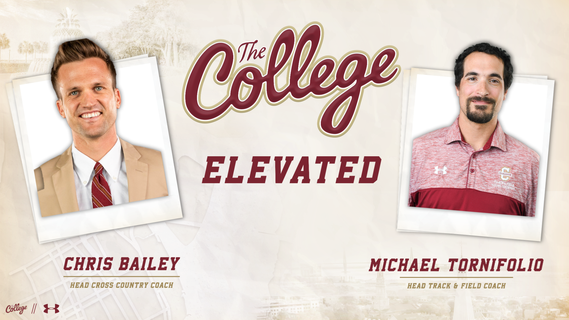 Tornifolio, Bailey Named to Lead Charleston Track and Field and Cross Country Programs