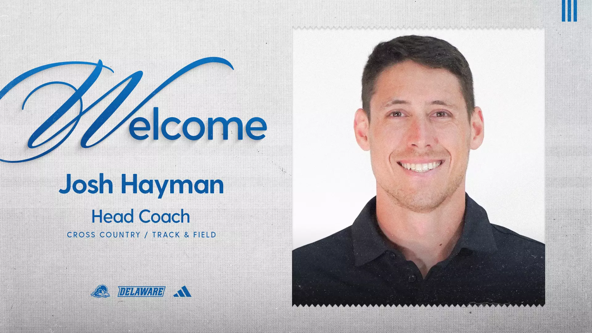 Josh Hayman Named Delaware Head Cross Country/Track & Field Coach