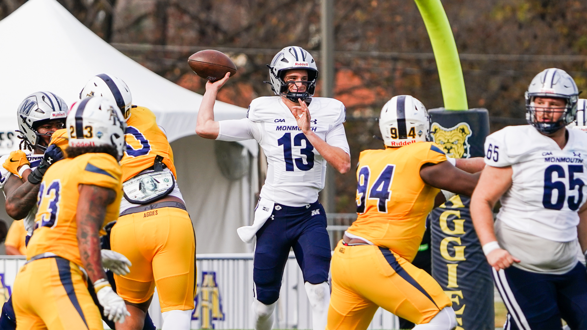 Monmouth's Weaver Chosen As FCS National Freshman Player Of The Week