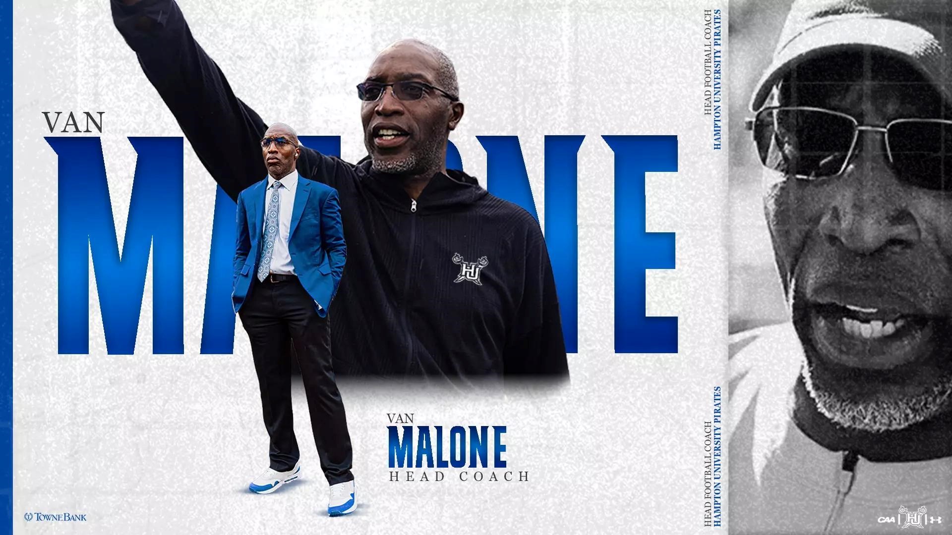 Van Malone Named Hampton’s Head Football Coach