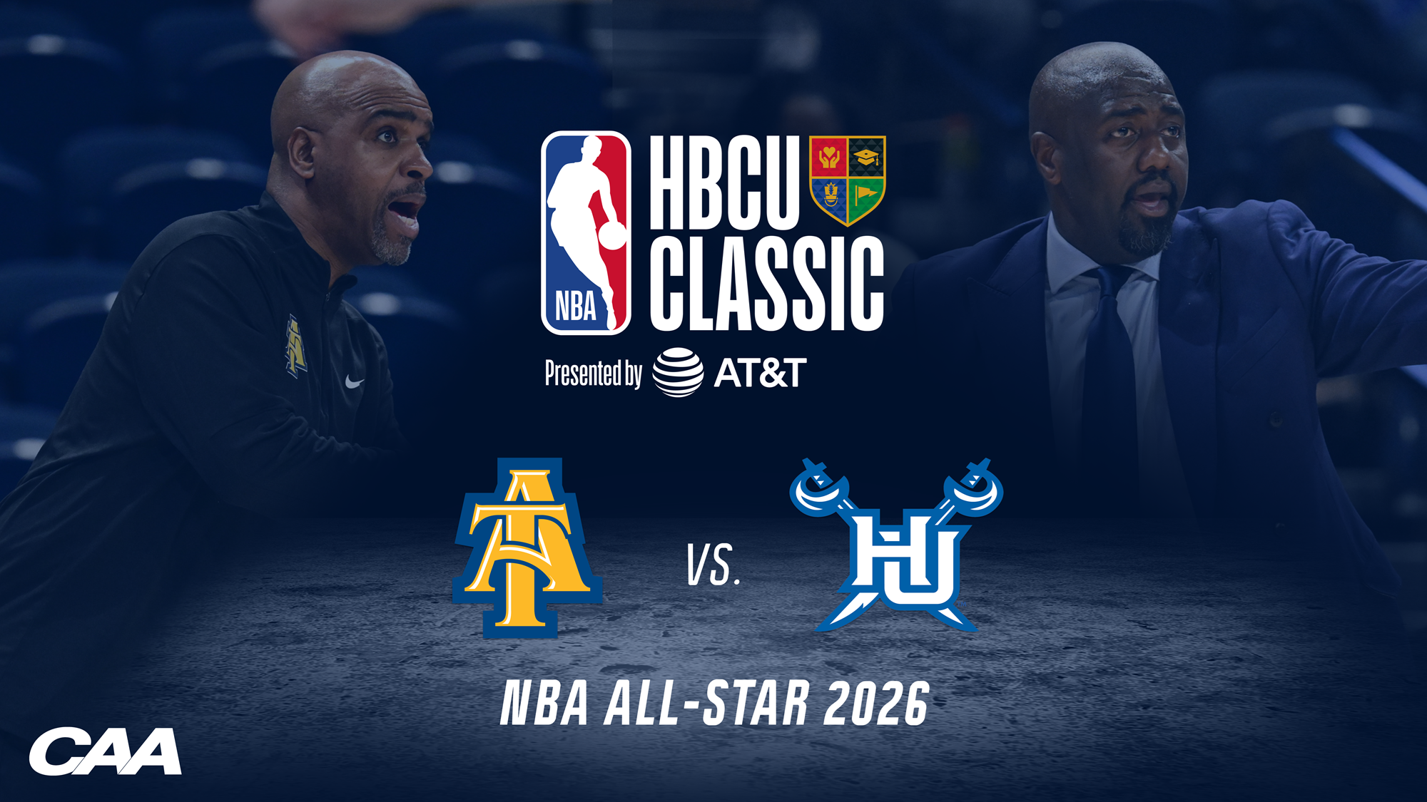 HAMPTON AND NORTH CAROLINA A&T SELECTED TO PLAY IN 2026 NBA HBCU CLASSIC PRESENTED BY AT&T DURING NBA ALL-STAR 2026