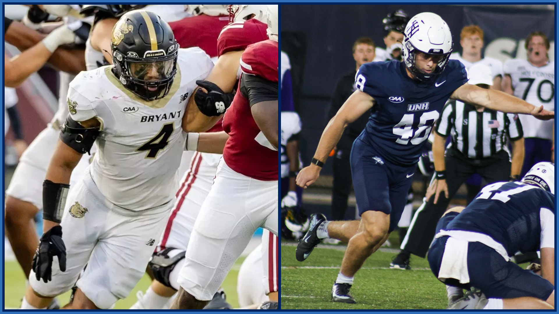 Bryant's Perkins, UNH's Reed Receive FCS National Player Of The Week Honors